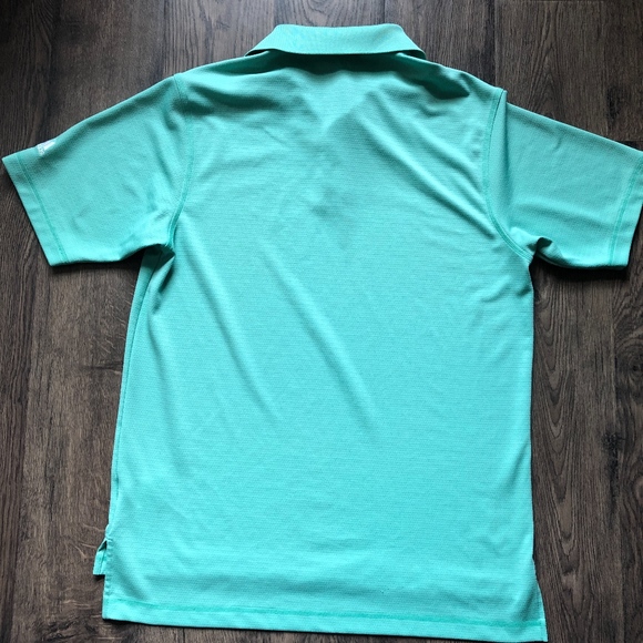 Adidas | Mens Textured ClimaLite Golf Polo sz M - Picture 5 of 6
